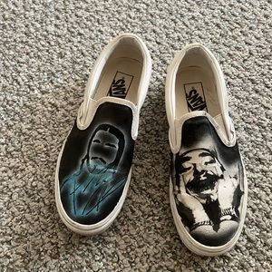 Post Malone slip on vans size 7.5 women 6 men